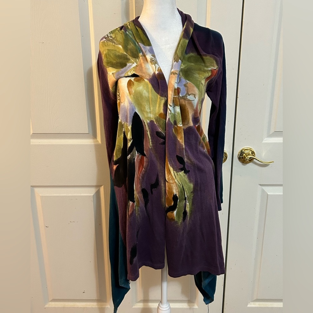 Adore brand open front duster cardigan, Small